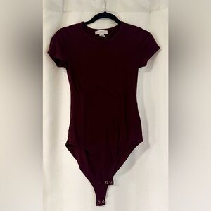 Forever 21 burgundy bodysuit